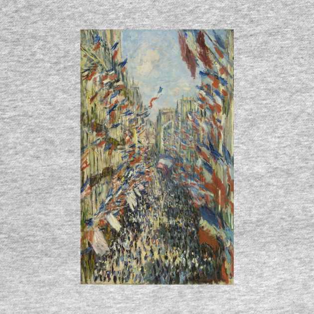 The Rue Montorgueil by Claude Monet by MasterpieceCafe